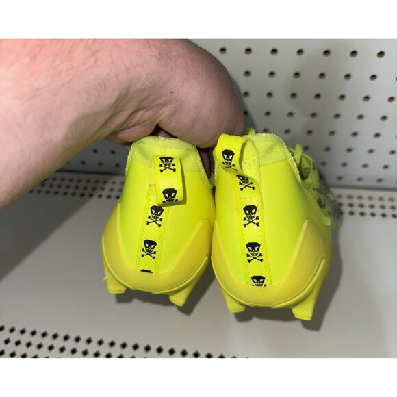 Adidas AdiZero 12.0 Poison Mens Football Cleats Size 11.5 Neon Green Black - Picture 3 of 9